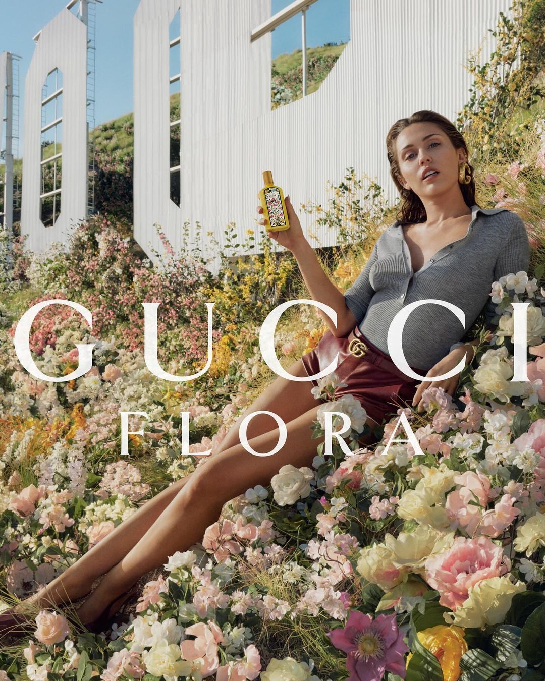 Miley Cyrus for Gucci's Flora Gorgeous Orchid Fragrance