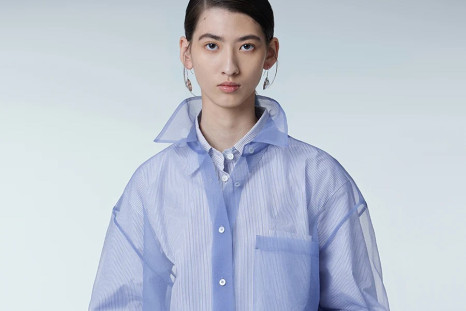 JIANGNANBUYI JNBY Oversized See-Through Shirt