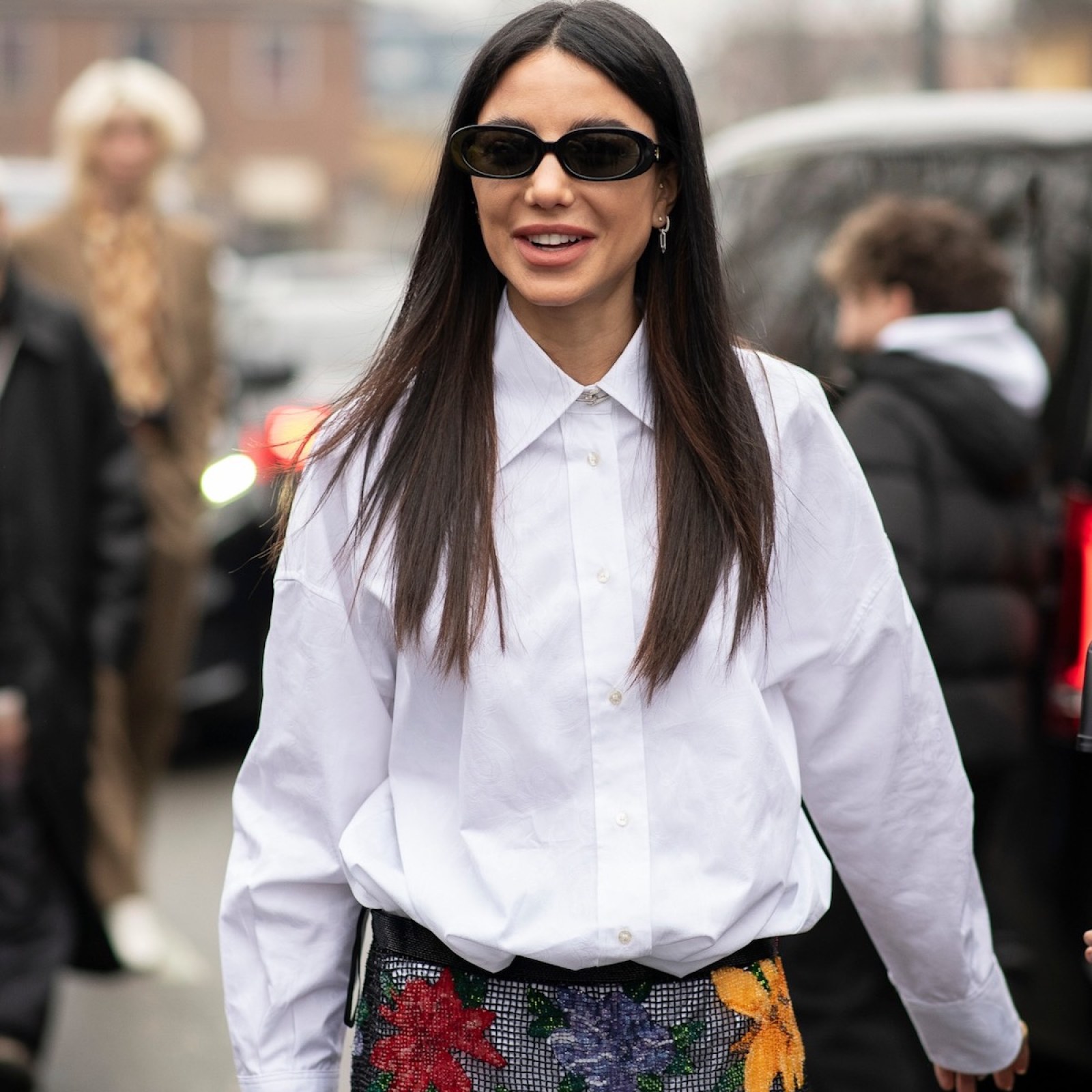 Style Withe Long White Shirt Street Style