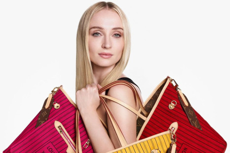 Sophie Turner Louis Vuitton Neverfull Inside Out