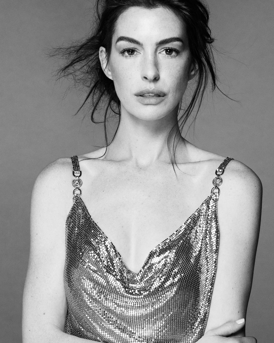 Anne Hathaway New Versace Icons Campaign