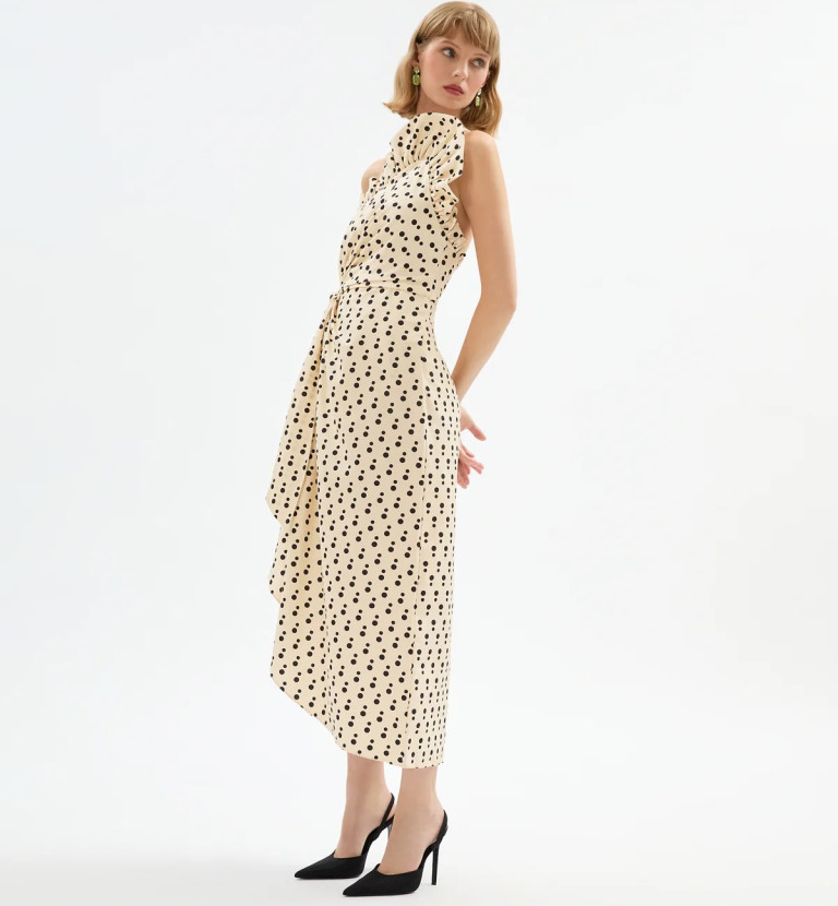 DELPHINE Charlotte Polka Dot Dress