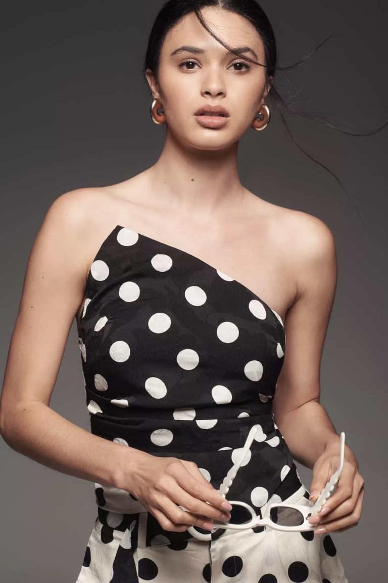 Siempre Dot Blake Bustier Blouse