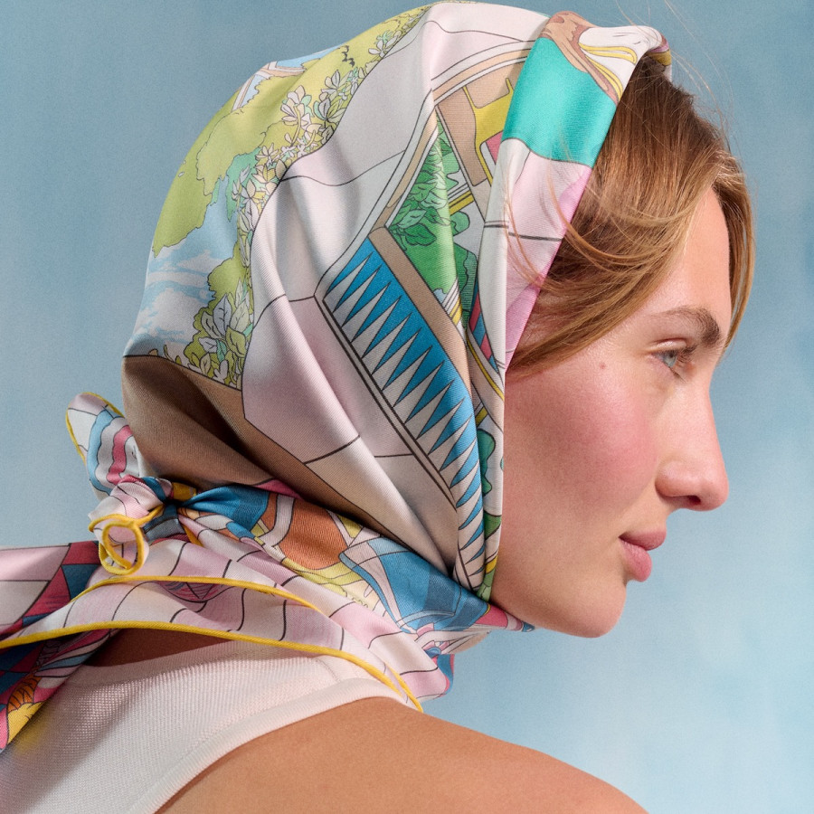 Colorful Silk Scarves