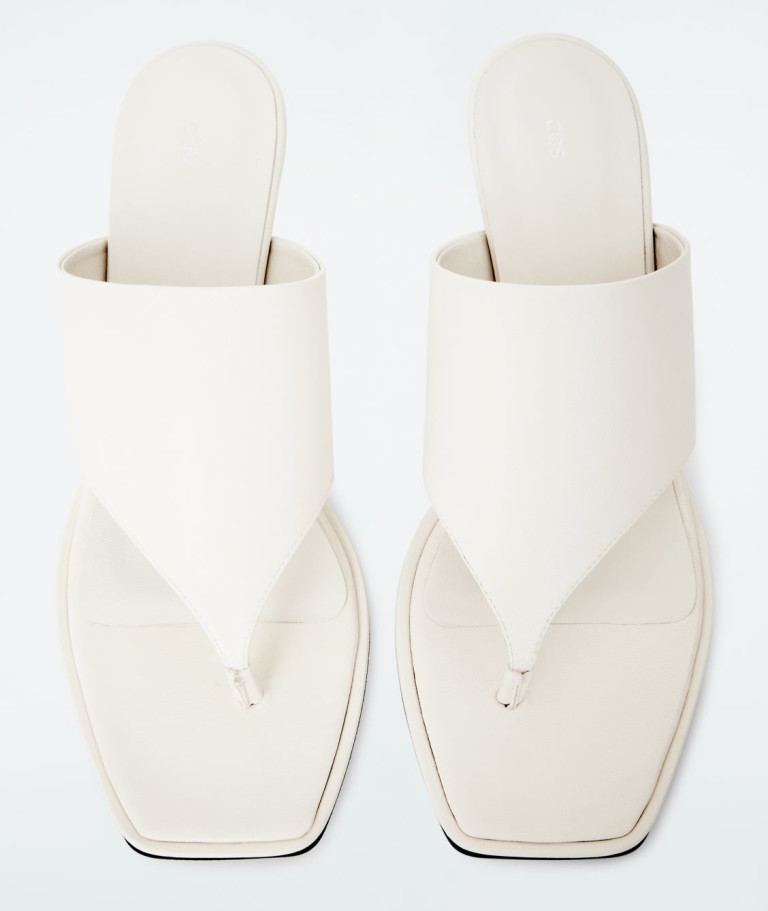 COS Toe-Post Heeled Sandals