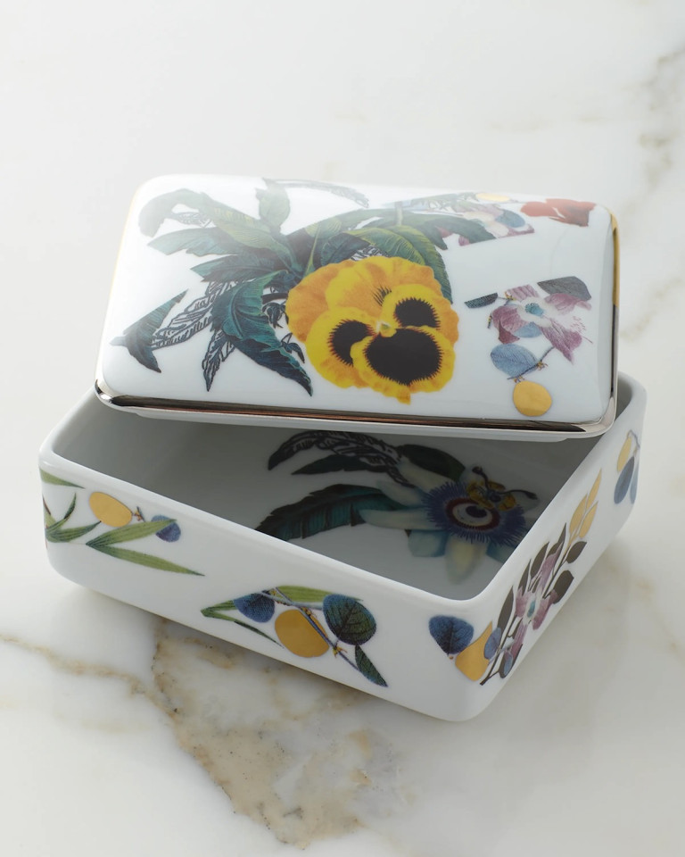 Christian LaCroix x Vista Alegre American Floral Porcelain Box