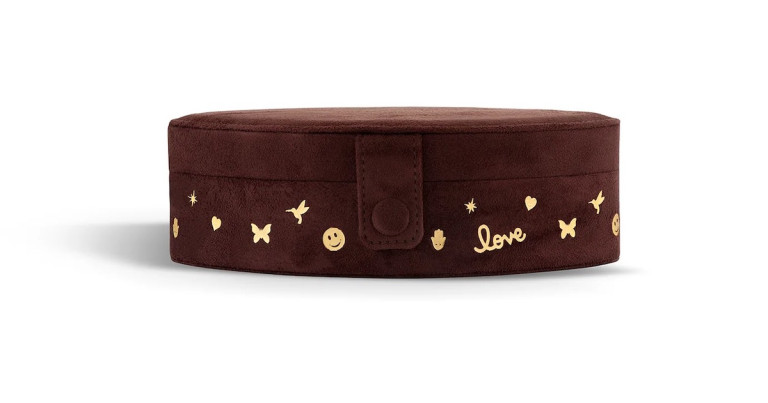 Sydney Evan Brown Icon Jewelry Box