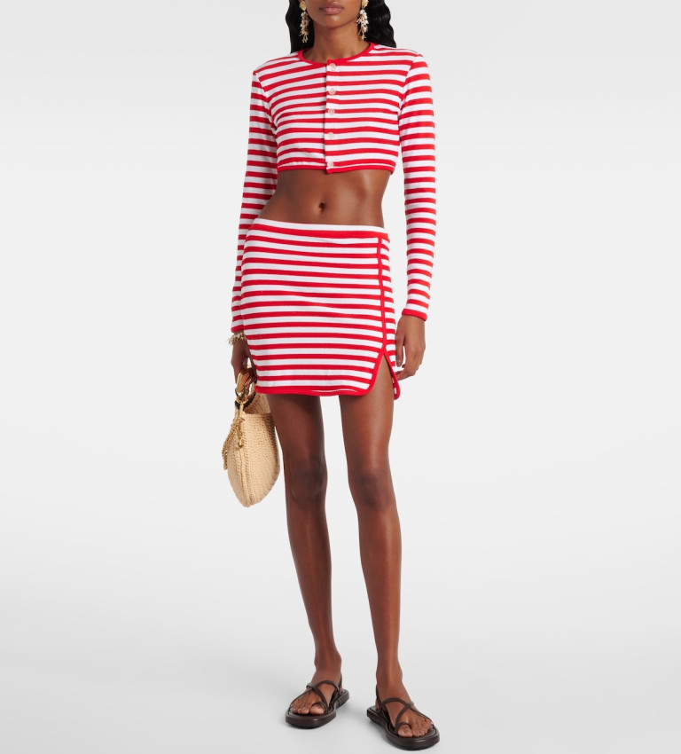 Jade Swim Striped Miniskirt