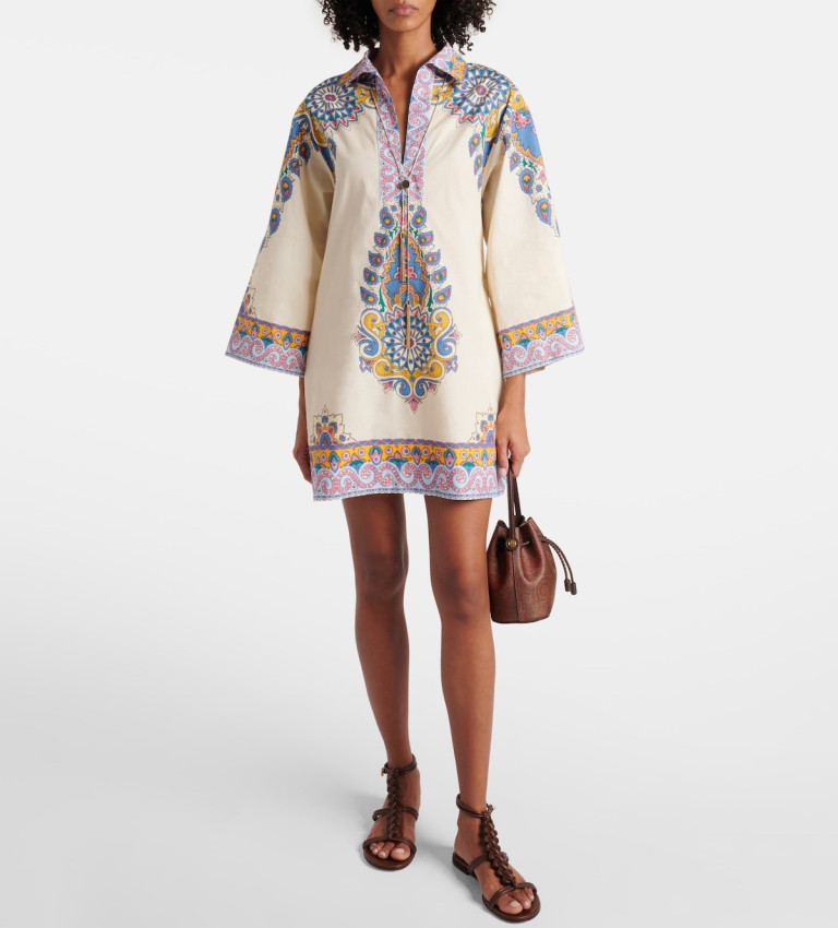 Etro Printed Cotton-Blend Tunic