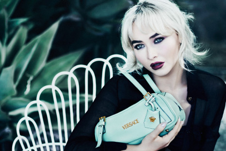 Sabrina Carpenter Versace La Vacanza Handbag Campaign