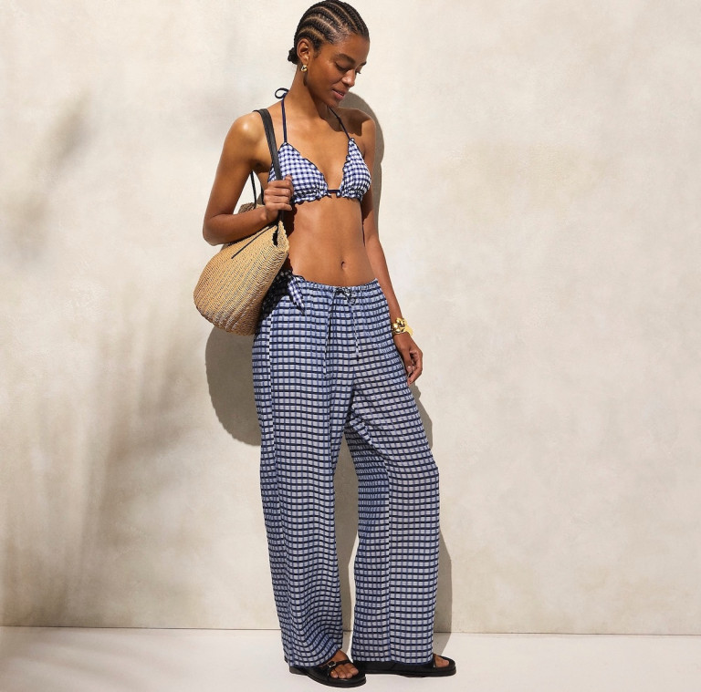 JCrew Crinkled Beach Pant