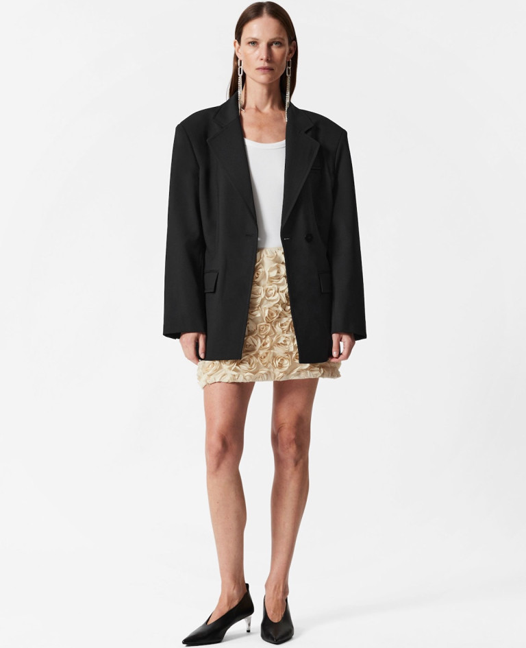 Other Stories Ruffled Floral Mini Skirt
