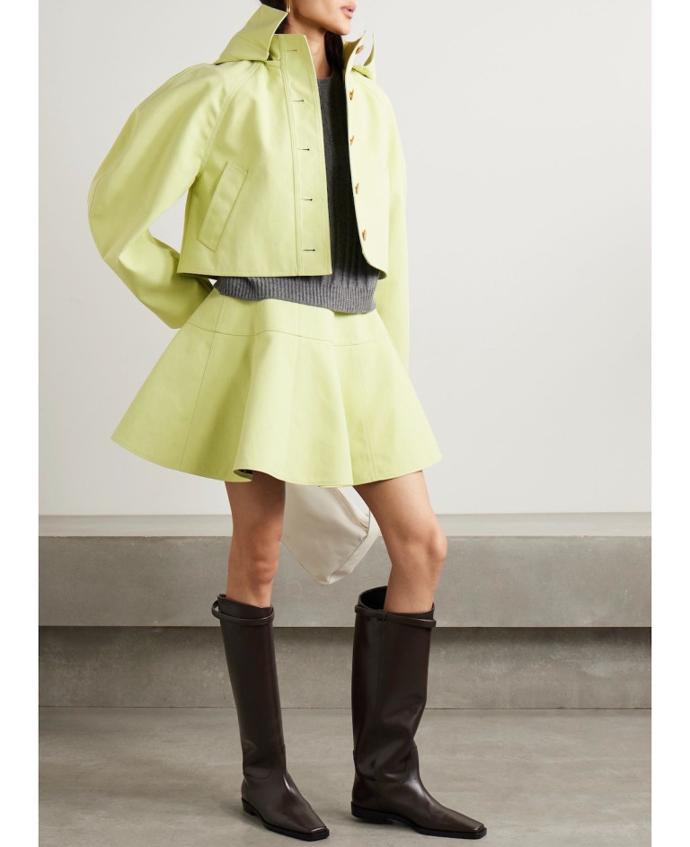 Ulla Johnson Kiara Paneled Cotton Mini Skirt