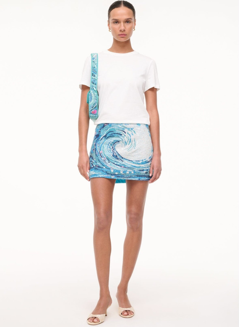 Staud Supernova Skirt Tidal Wave