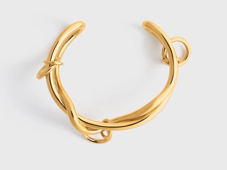 TOTEME Swirl Cuff Gold