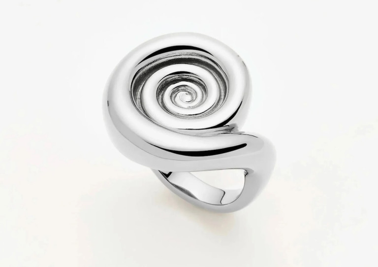 Missoma Spiral Statement Ring