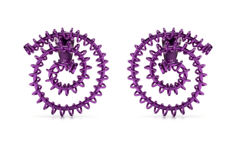 Sunnei Spiral-Bound Circular-Design Earrings