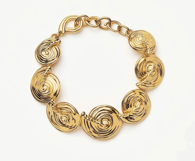Missoma Spiral Statement Chain Bracelet