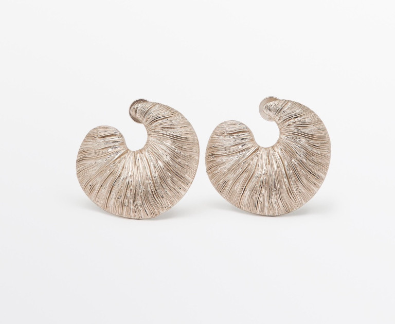 Massimo Dutti Fossil Hoop Earrings