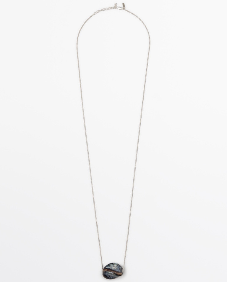 Massimo Dutti Necklace With Ceramic Pendant