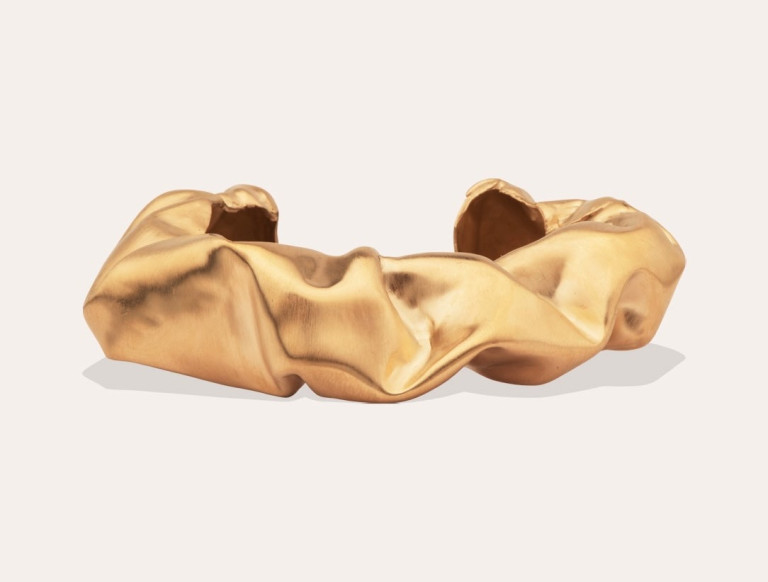 Completedworks Scrunch Gold Plated Cuff