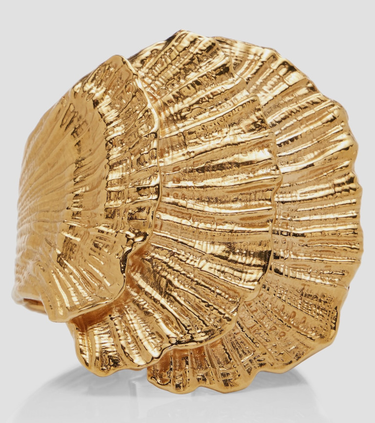 Chloe Shells Oversized Cuff Bracelet