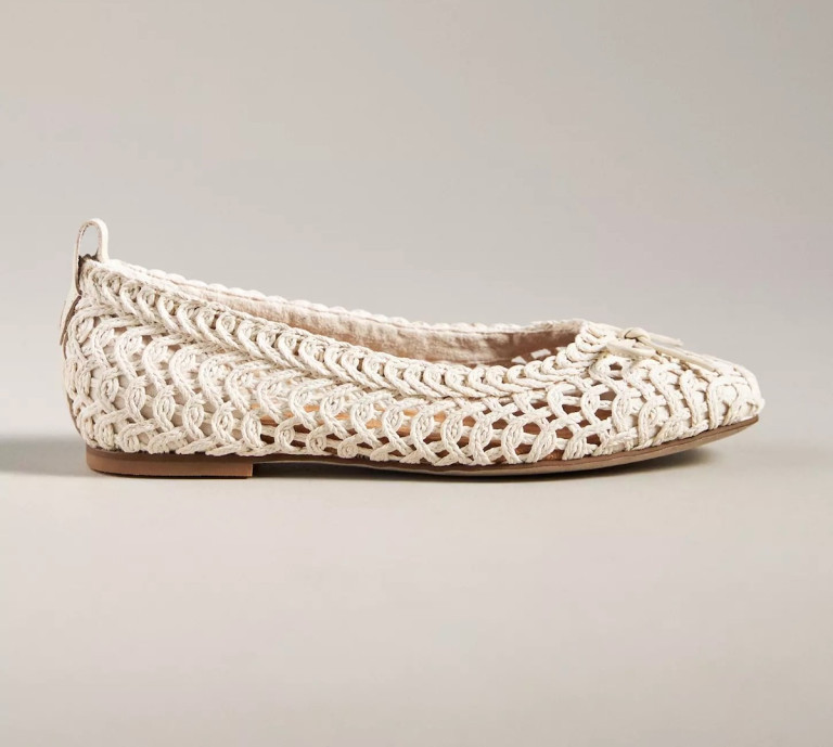 Kelsi Dagger Brooklyn Frankie Crochet Ballet Flats