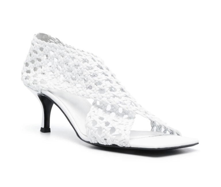 TOTEME The Leather Crochet 55mm Pumps