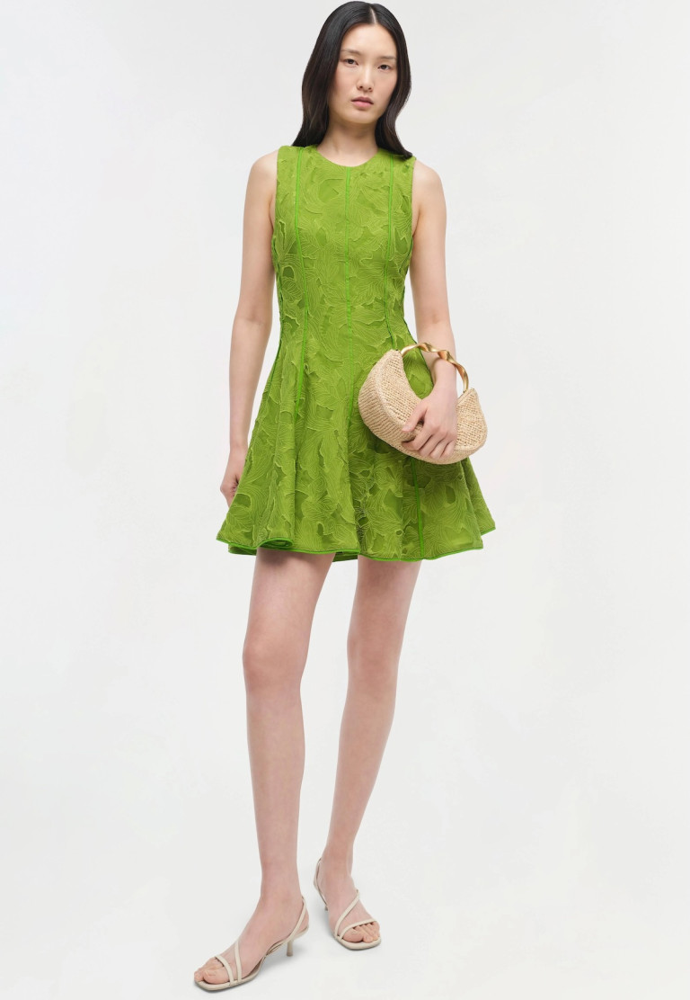 SIMKHAI Sylvia Jacquard Mini Dress