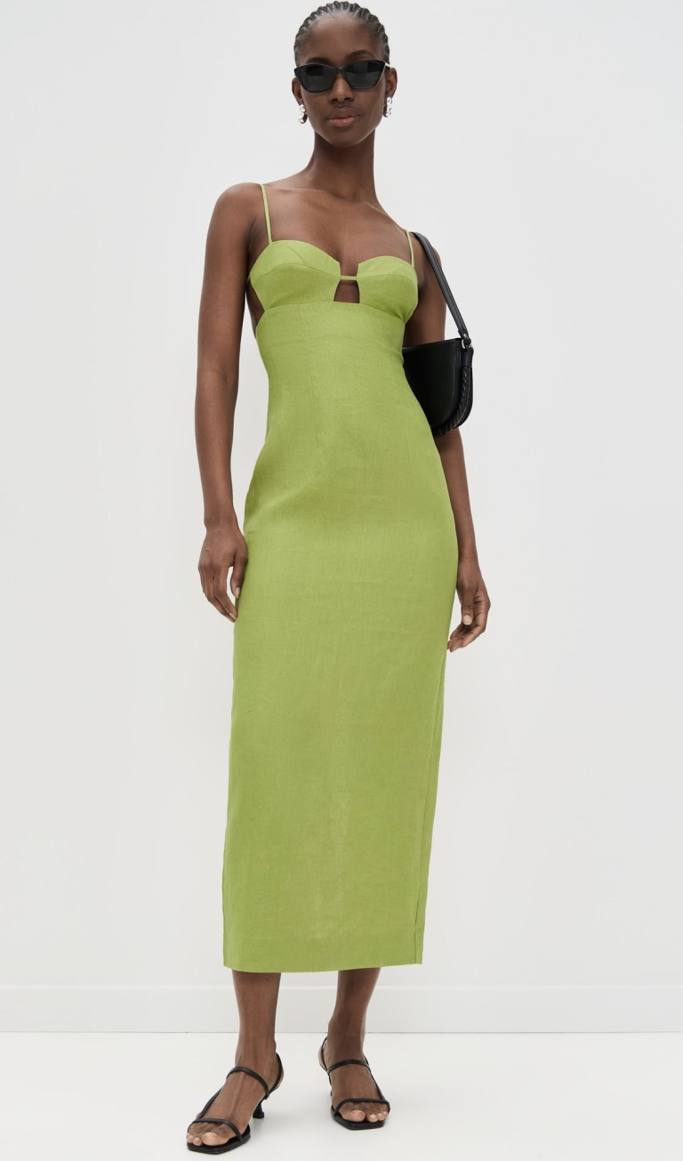Reformation Malibu Linen Dress