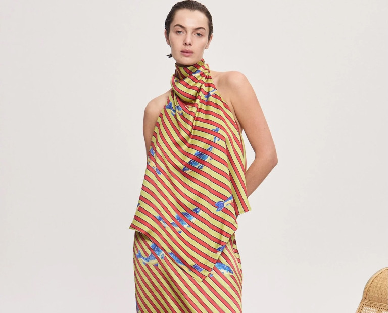 ALEMAIS Lorenza Silk Top