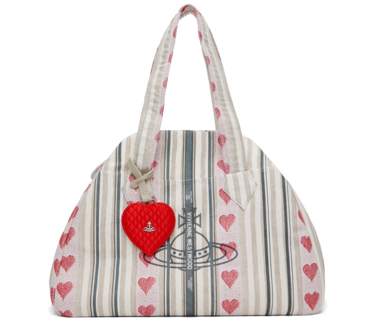 Vivienne Westwood Beige Large Archive Yasmine Hand Bag