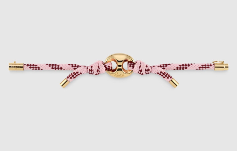 Gucci Marina Chain Fabric Bracelet