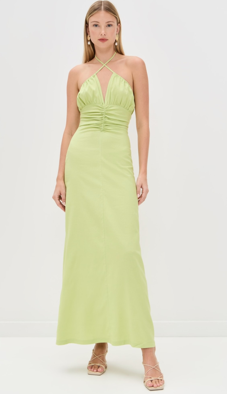 Riot Swim Dani Cross Halter Dress