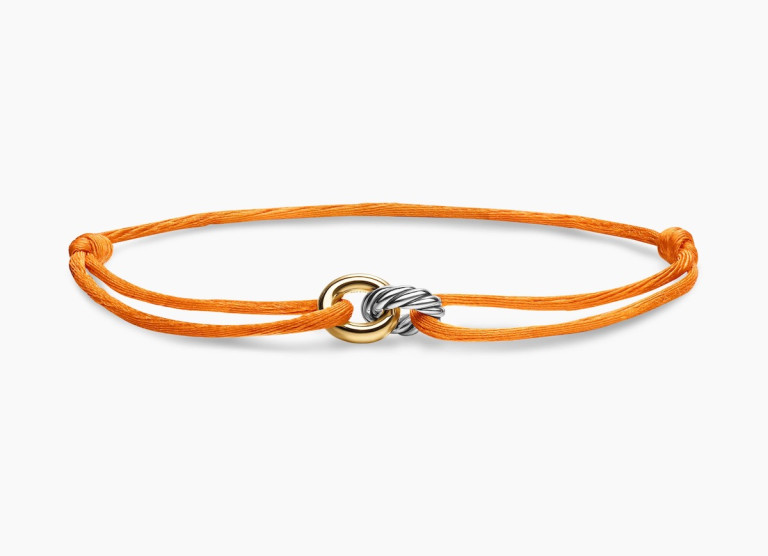 David Yurman Sculpted Cable Linked Cord Bracelet