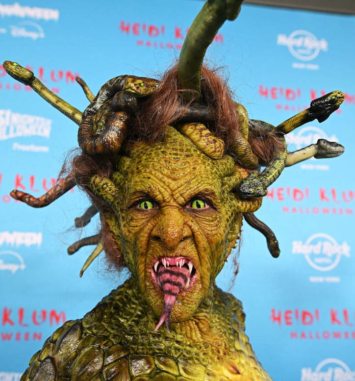 Heidi Klum Medusa costume