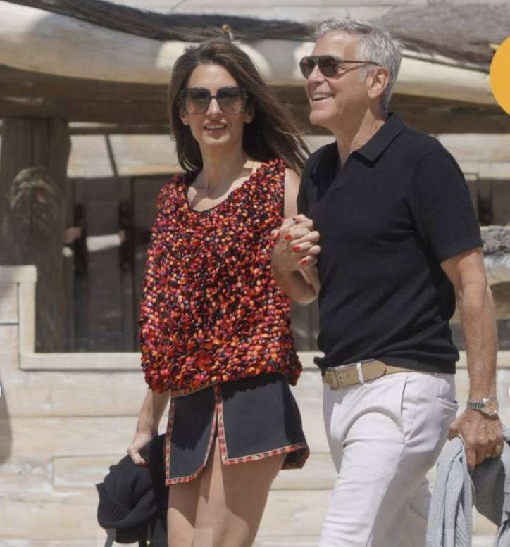 Amal and George Clooney