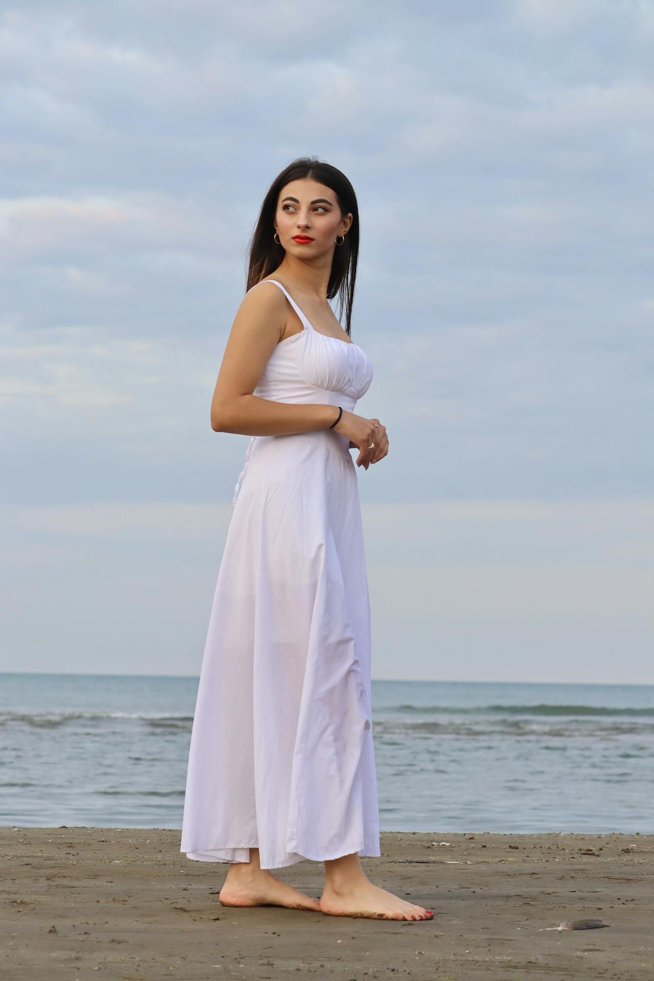 Summer white dress